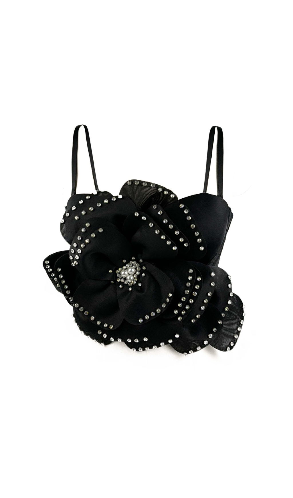 0d4c82be9513182ead0e30331974b171.jpg Fashionslee Women Clara Flower Rhinestone Top
