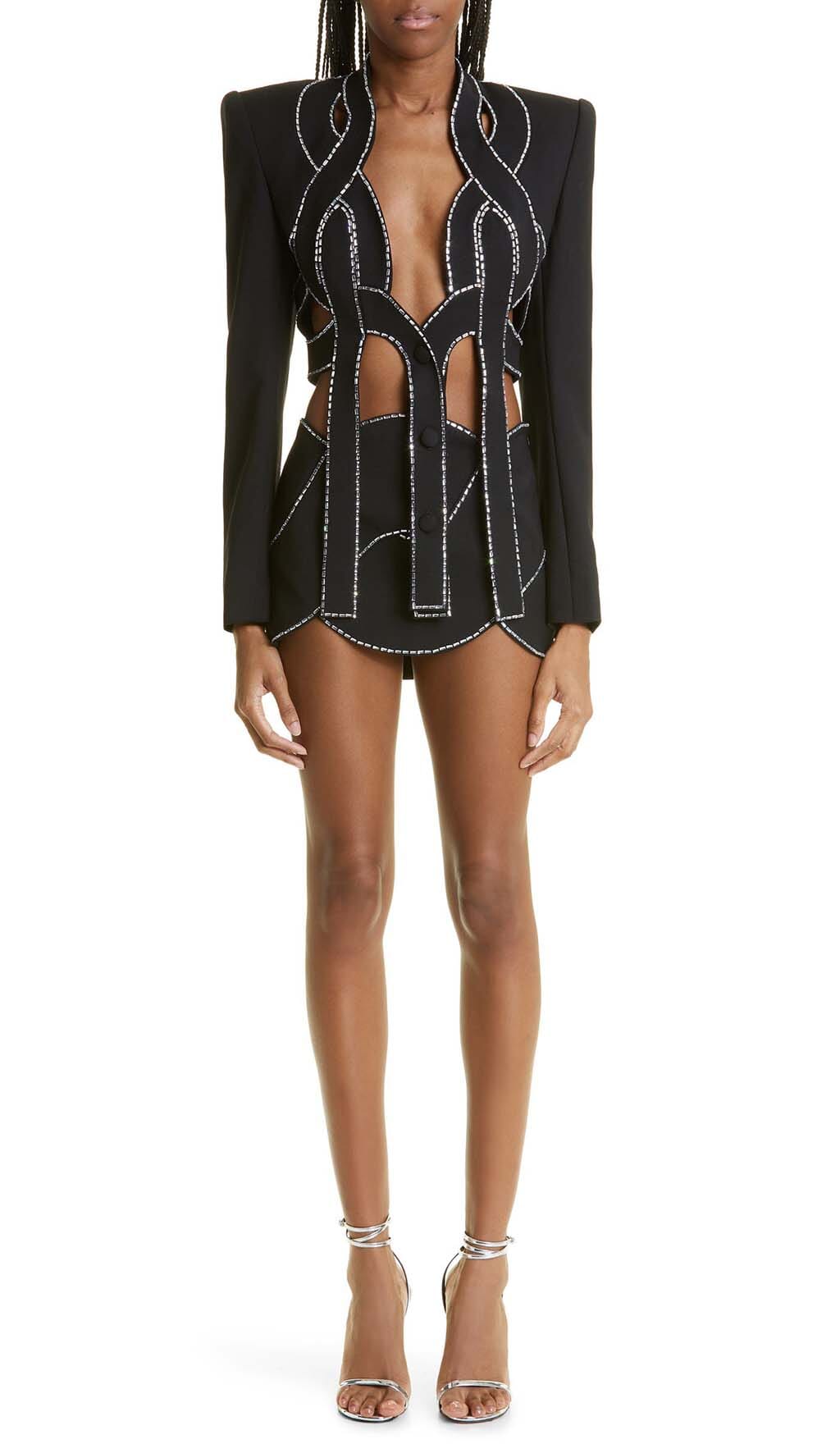 BLACK LATTICE VIRAL TWO-PIECE SET - OWNCI