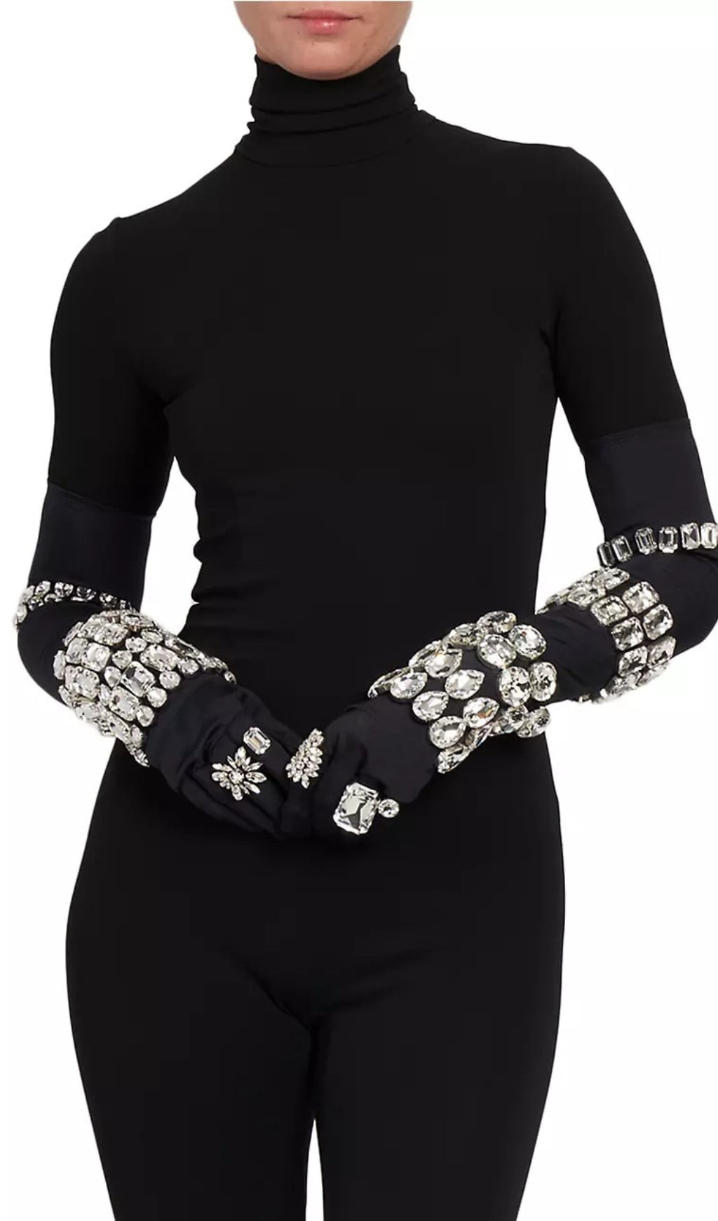 Fashionslee Women Alaina Crystal Embellished Jumpsuit