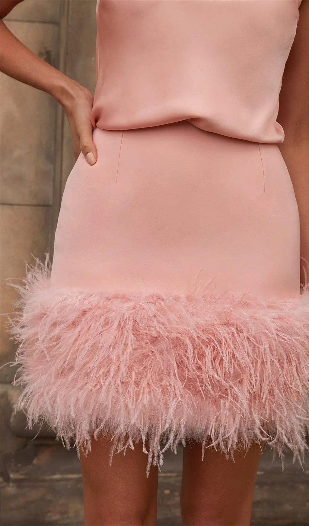 0e372e9a3e9337851131cc7a327c98f9.jpeg Fashionslee Women Satin Matching Set Mini Dress In Pink Diamond