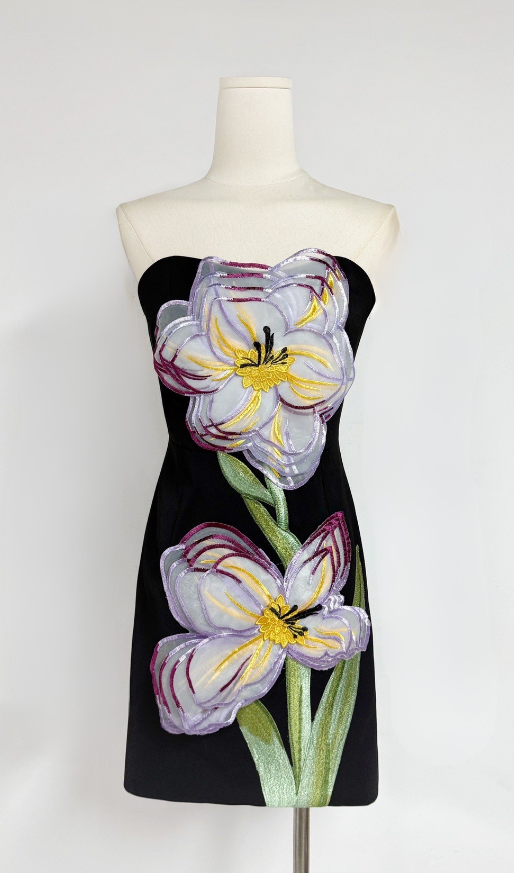 0e784e209a59d8db88bf22f7a1b8d36a.jpg Fashionslee Women Evalina Strapless Flower Mini Dress
