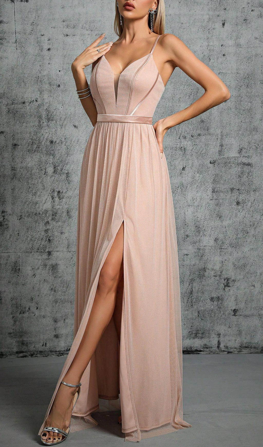 0eae4e1f52ba265eb1fefef1067c88eb.png Fashionslee Women Genoa Strappy V-Neck Maxi Dress