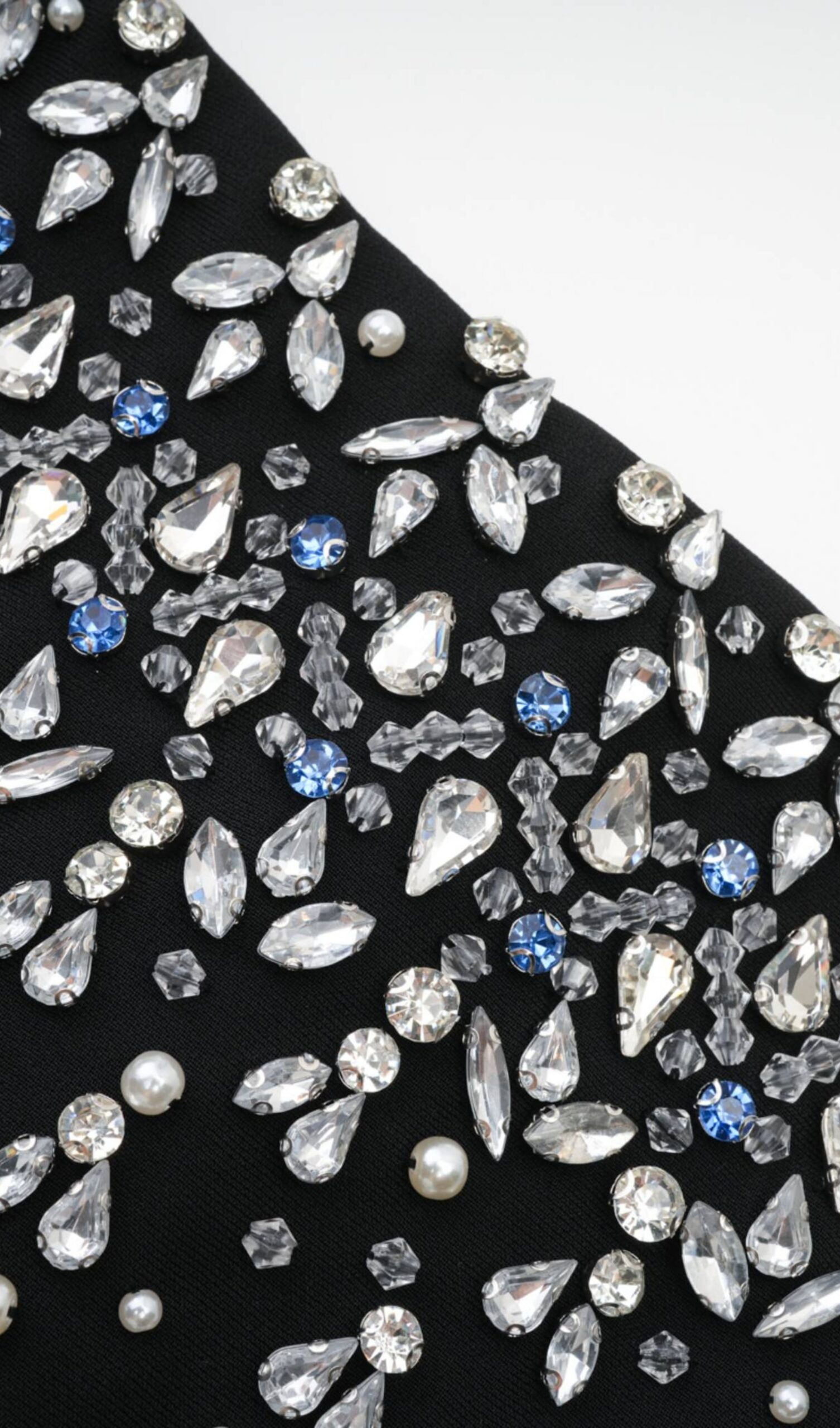 0edf0eaf712e64a900cc851b727bfab4.jpeg Fashionslee Women Crystal Beading Strapless Mini Dress In Black