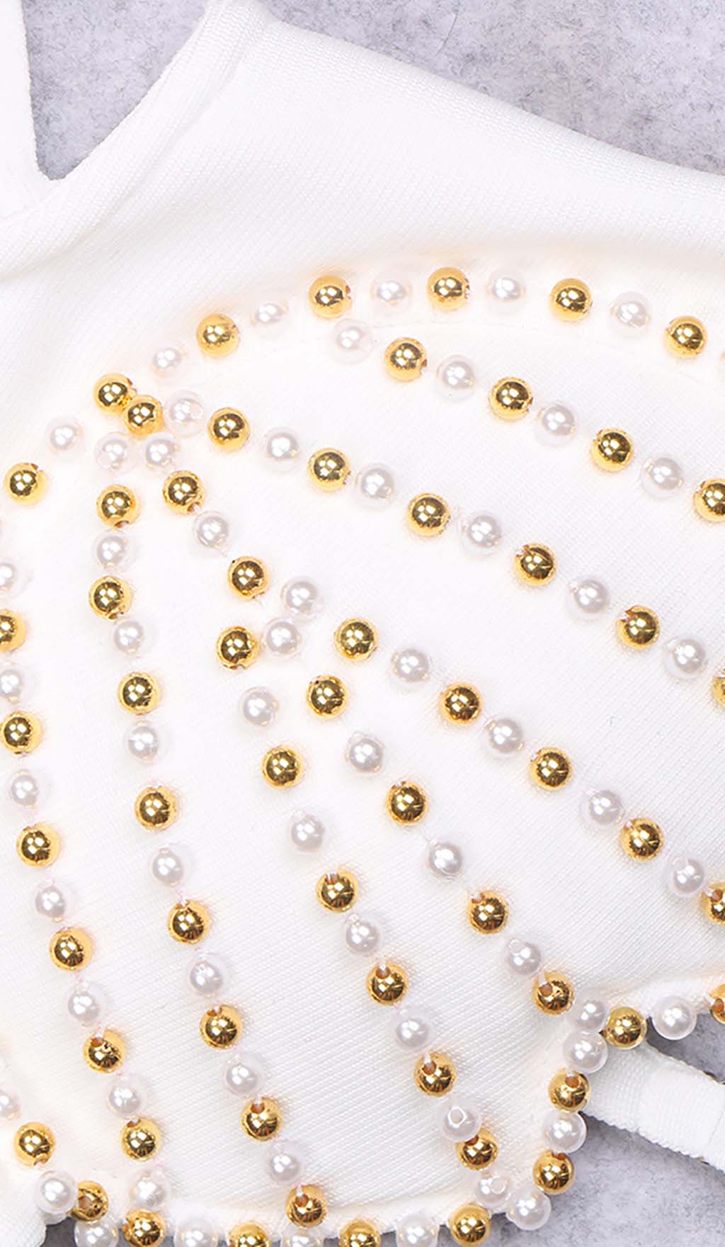 0f16ee90cc0ba67a3a9126027323d4f7.jpeg Fashionslee Women Shell Strap Beading Midi Dress In White