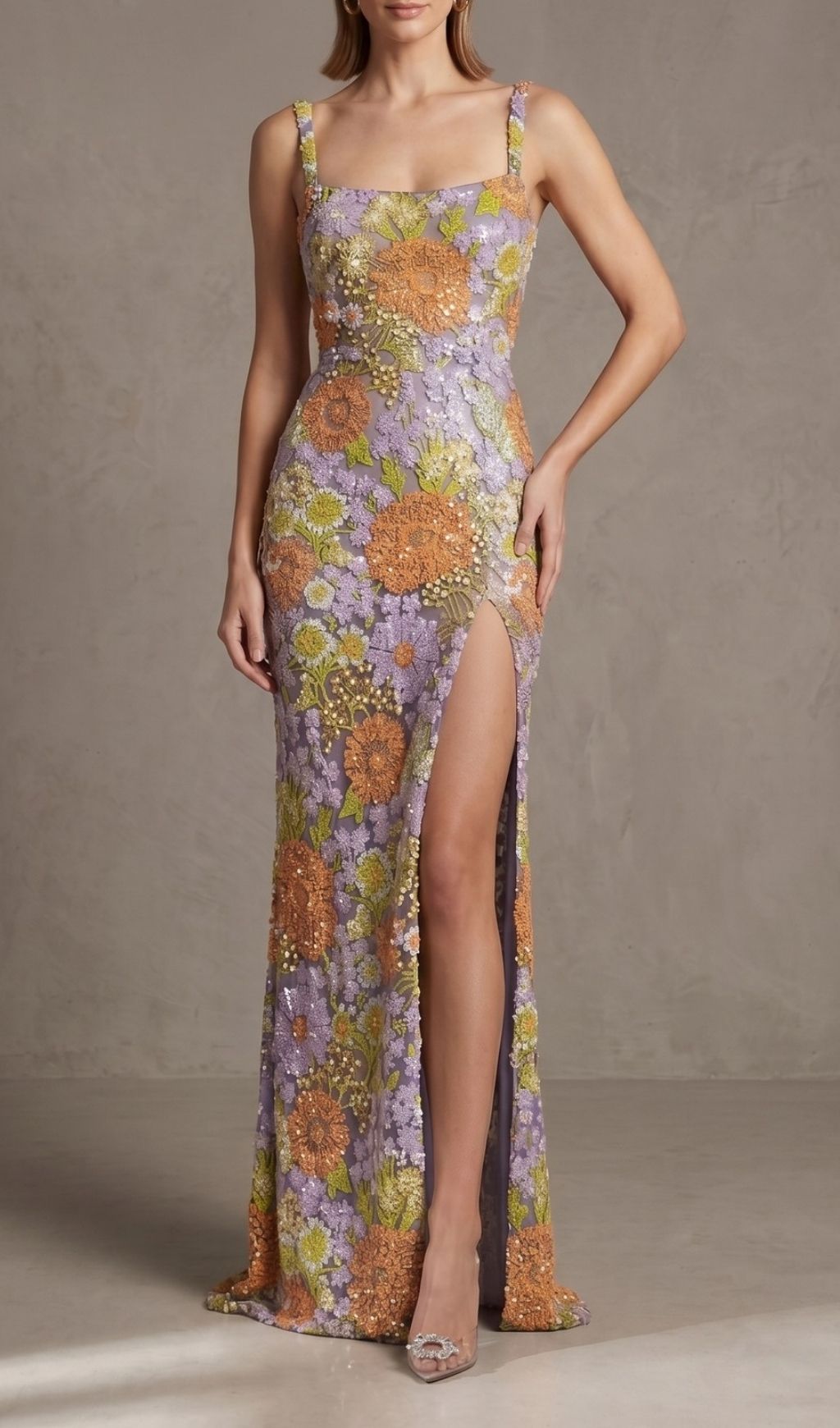 0f348687e466e60099053180713f6935.jpg Fashionslee Women Kiko Strappy Floral Sequin Maxi Dress