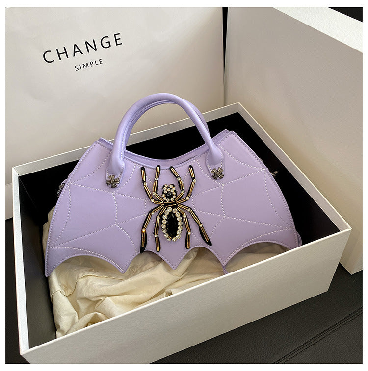 0f6c43b50239e3ee0c72be41e4499b43.jpeg Fashionslee Women Cobweb Crystal Clutch