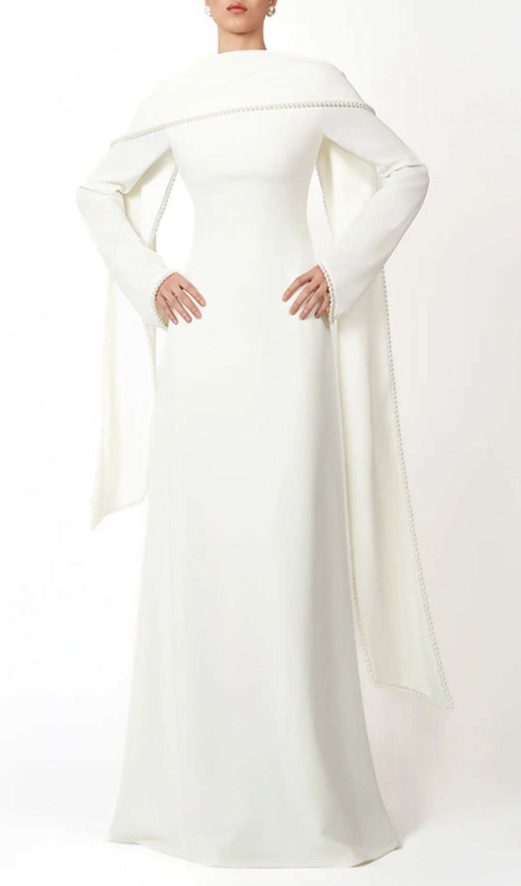Fashionslee Women Hidi Shawl Long Sleeve Maxi Dress