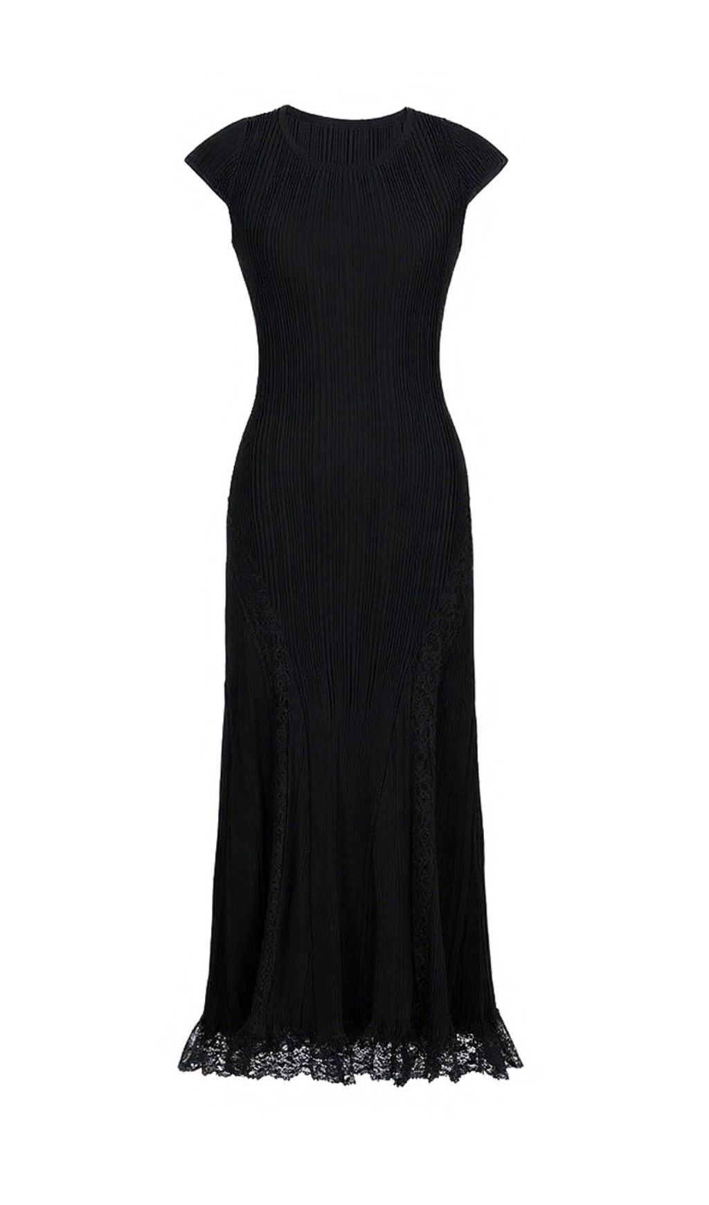 0fb2b06a0c2ac2114052a23f73df2905.jpg Fashionslee Women Farrah Knitted Lace Midi Dress