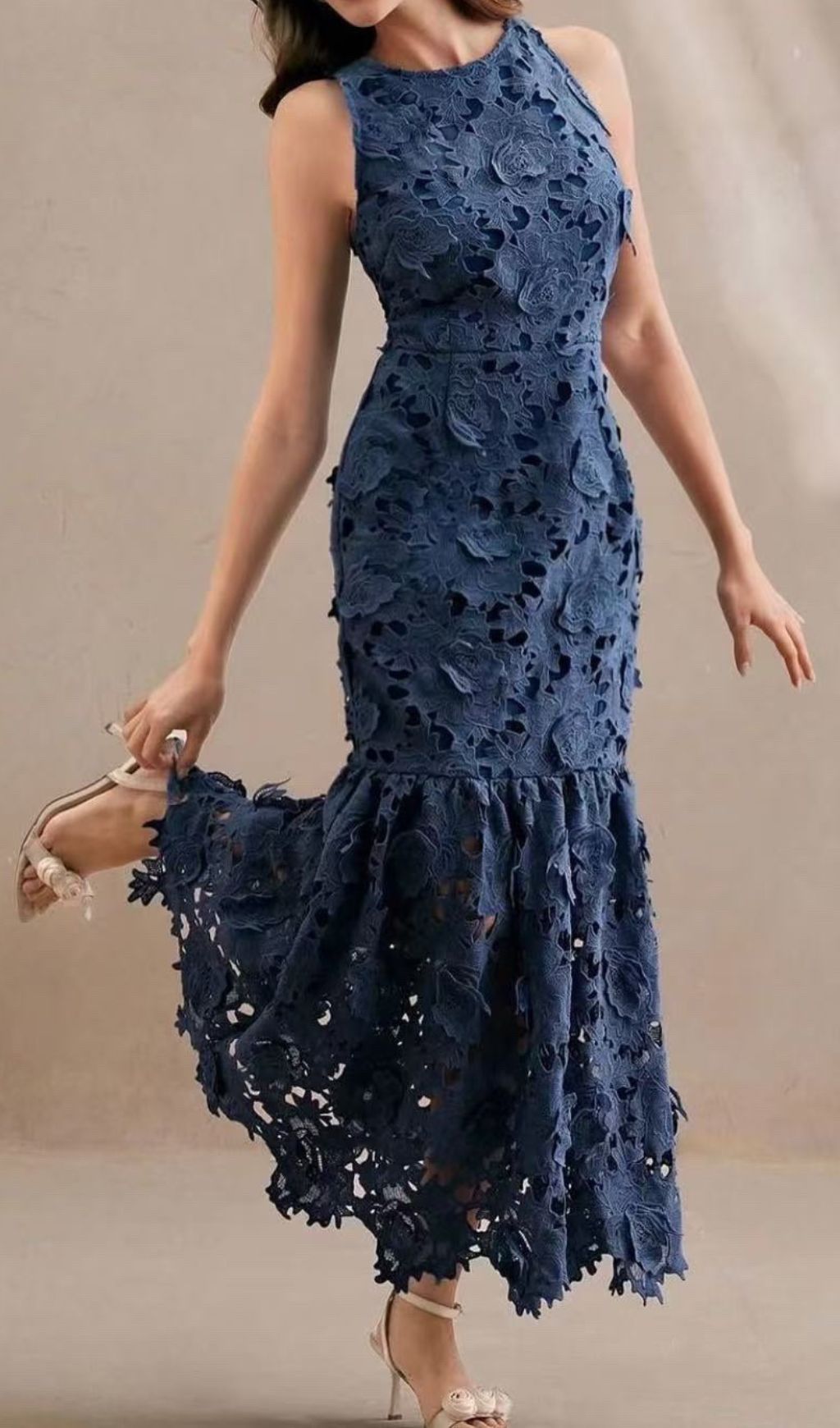 TRENDING EMBROIDERED SLEEVELESS MAXI DRESS - OWNCI TRENDING EMBROIDERED SLEEVELESS MAXI DRESS - OWNCI