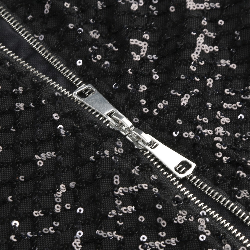 10780c935c966e4b6547bc615f262913.jpg Fashionslee Women Kelda Black Strapless Bow Sequin Maxi Dress