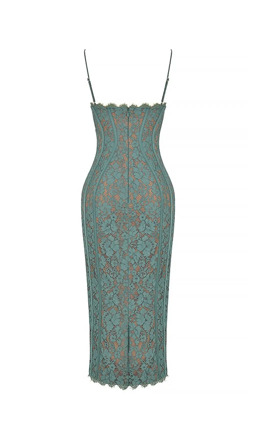 10deafc39571324f0b090a89ce1542a1.jpeg Fashionslee Women Forest Lace Midi Dress