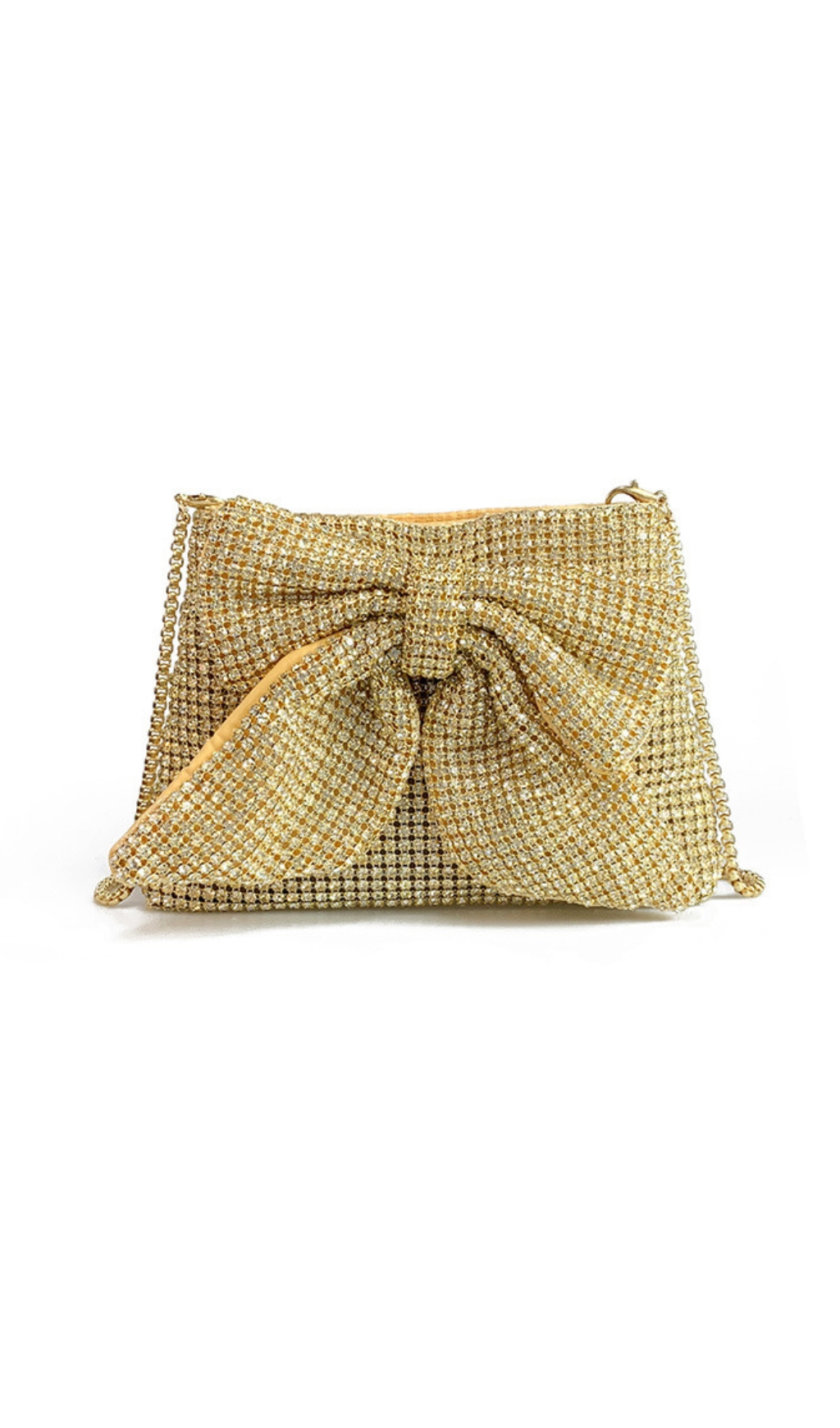Fashionslee Women Diza Diamond Bow Handbag