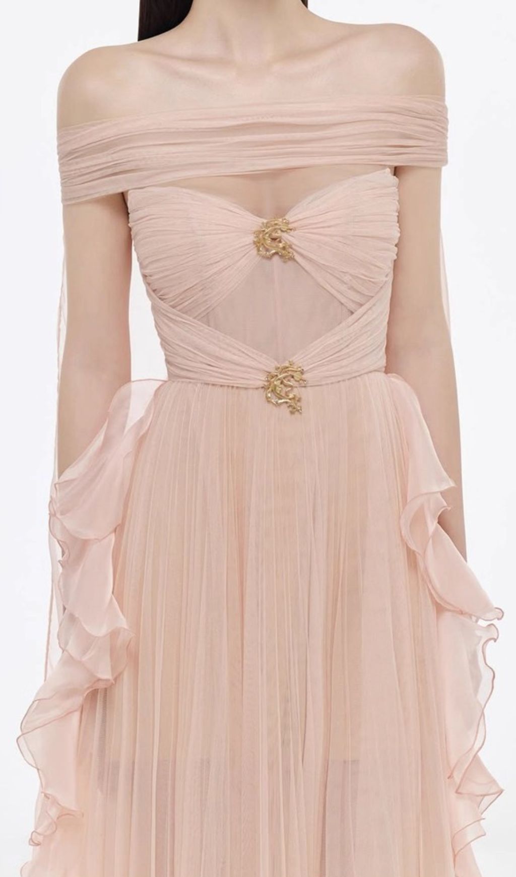 1192109994e73a0d89799f3bd9f813c9.jpg Fashionslee Women Johanna Mesh Ruffle Maxi Dress