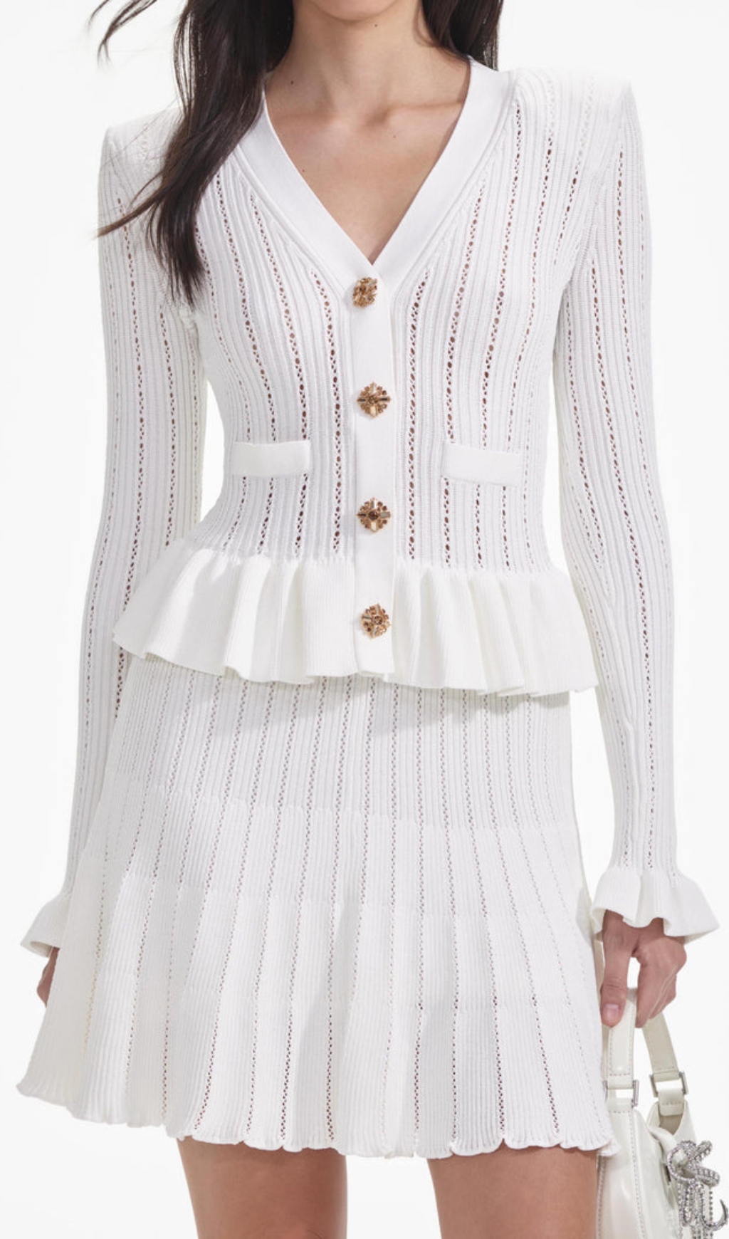 Fashionslee Women Cletus Knit Long Sleeve Mini Dress