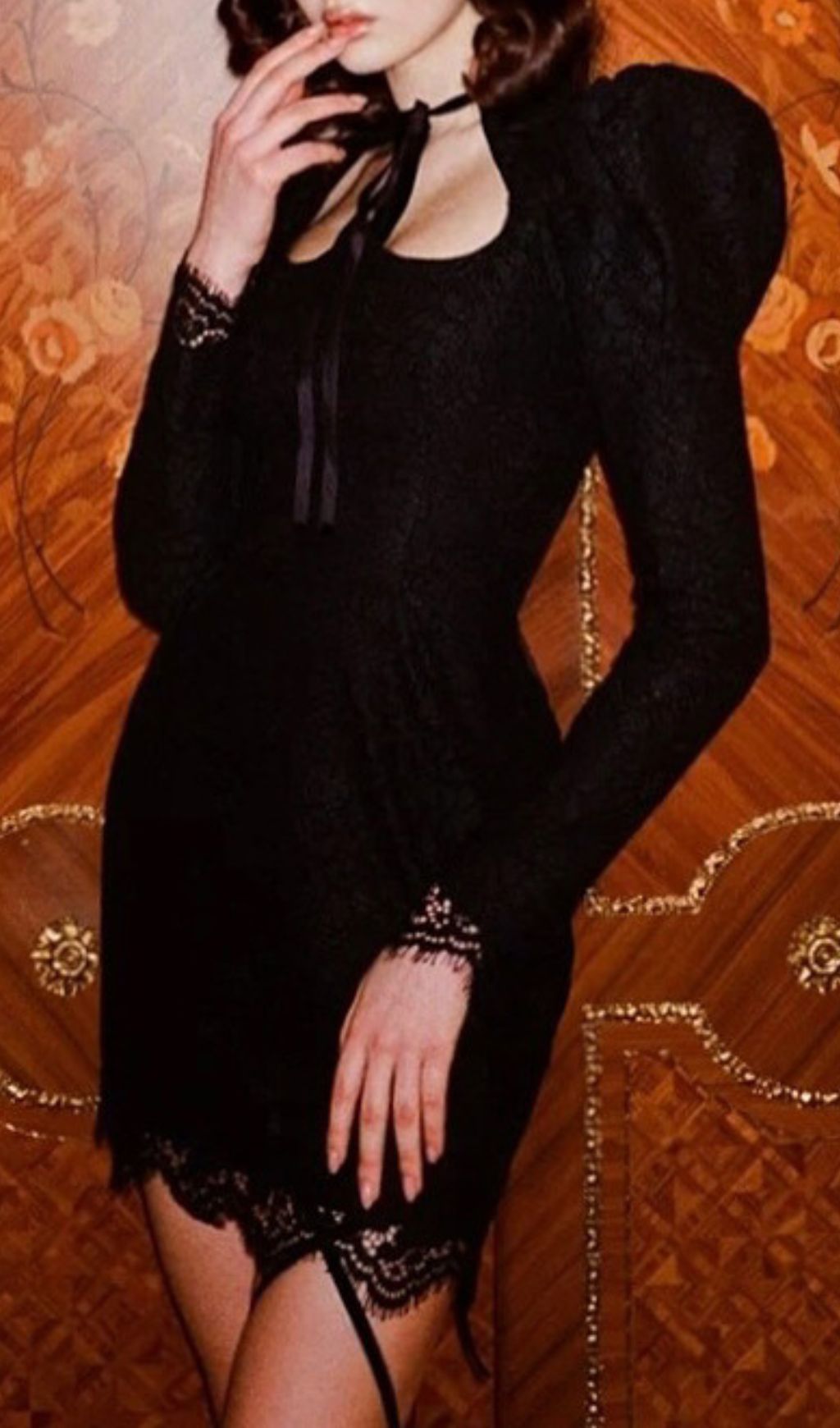 122156427b87deba5c38f2e55937767d.jpg Fashionslee Women Kailee Lace Long Sleeve Mini Dress