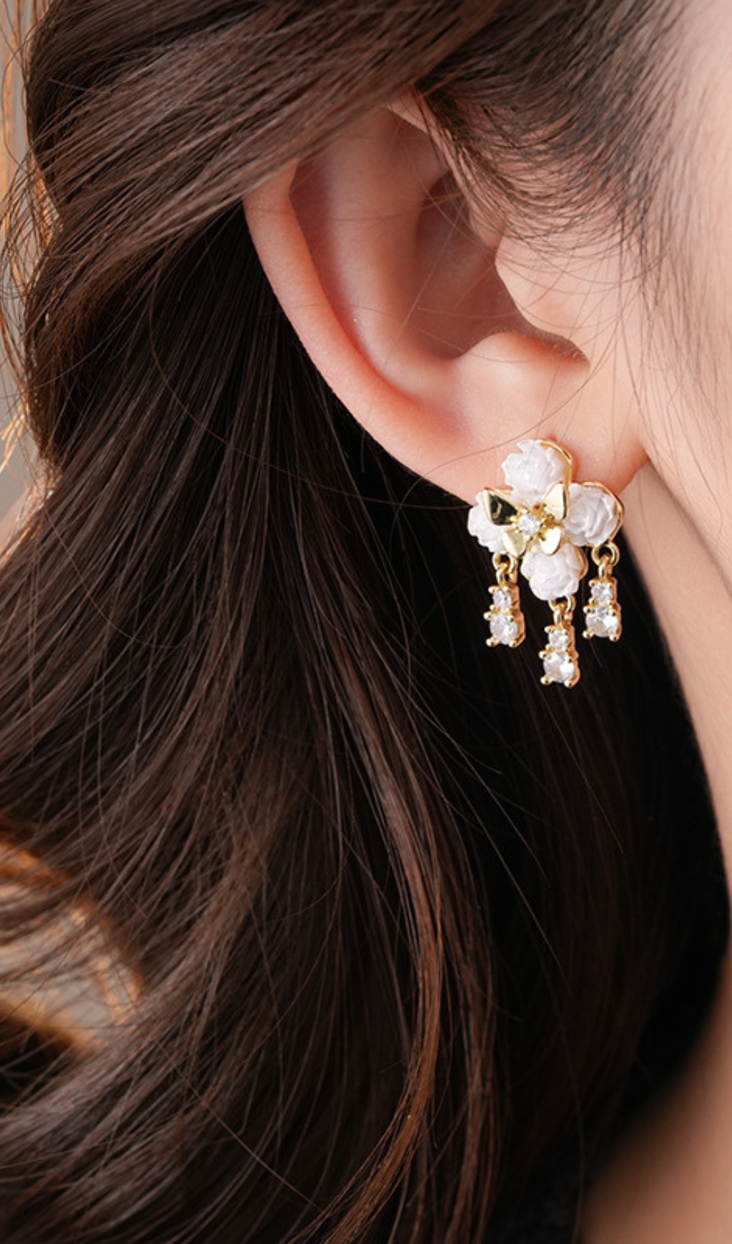 Fashionslee Women Dysis Flower Earrings