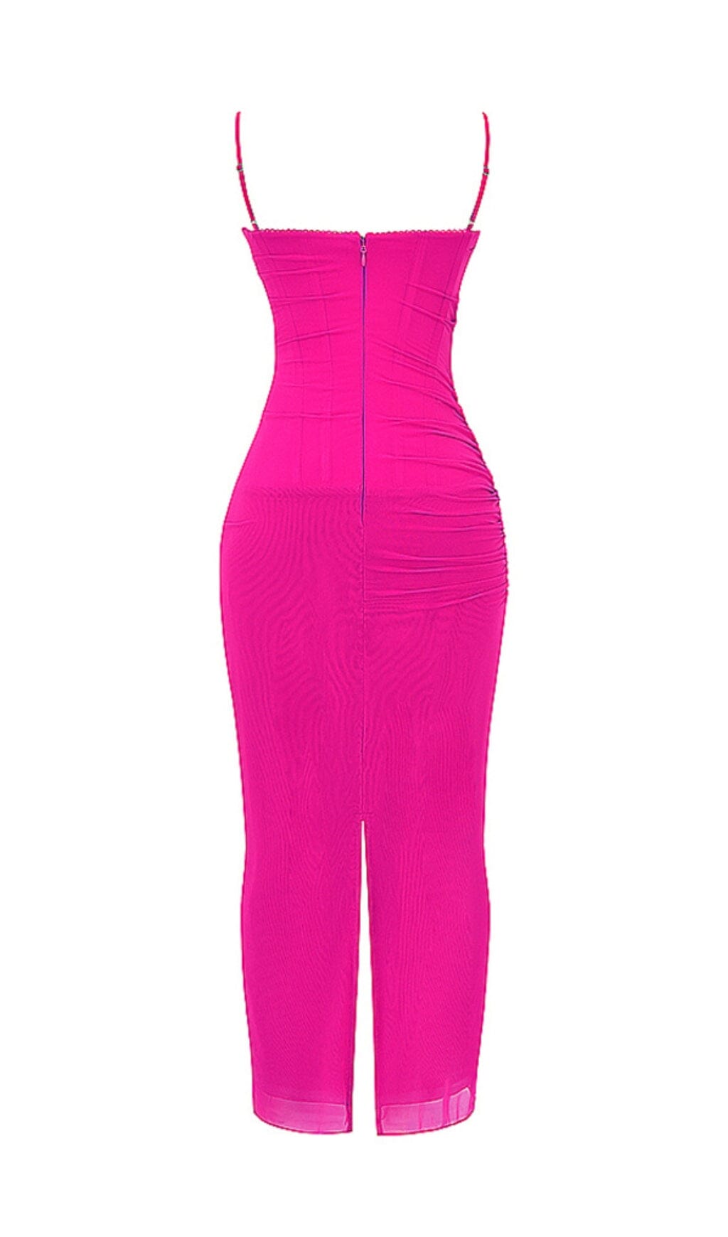 127450bdbee00134133ae3214c57c5ec.jpeg Fashionslee Women Fuchsia Corset Maxi Dress