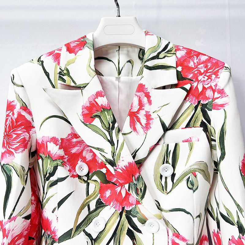 12dad9955f98cb3a8fb5a6617e1700c6.jpg Fashionslee Women Garrett Flower Printed Blazer & Pants Set