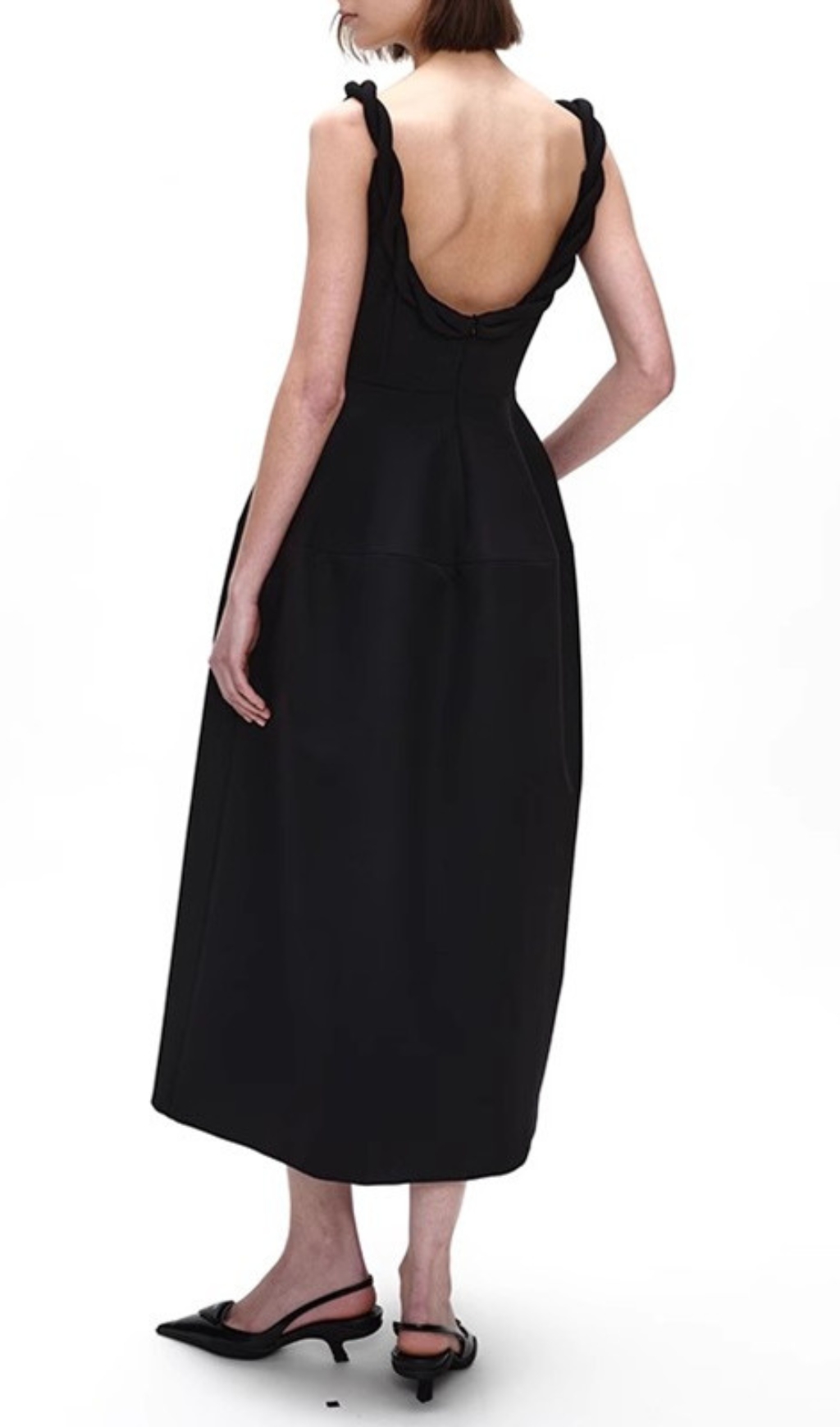 1360804b5dd45a961c49afbd790a3178.jpg Fashionslee Women Emmet Black Backless Midi Dress