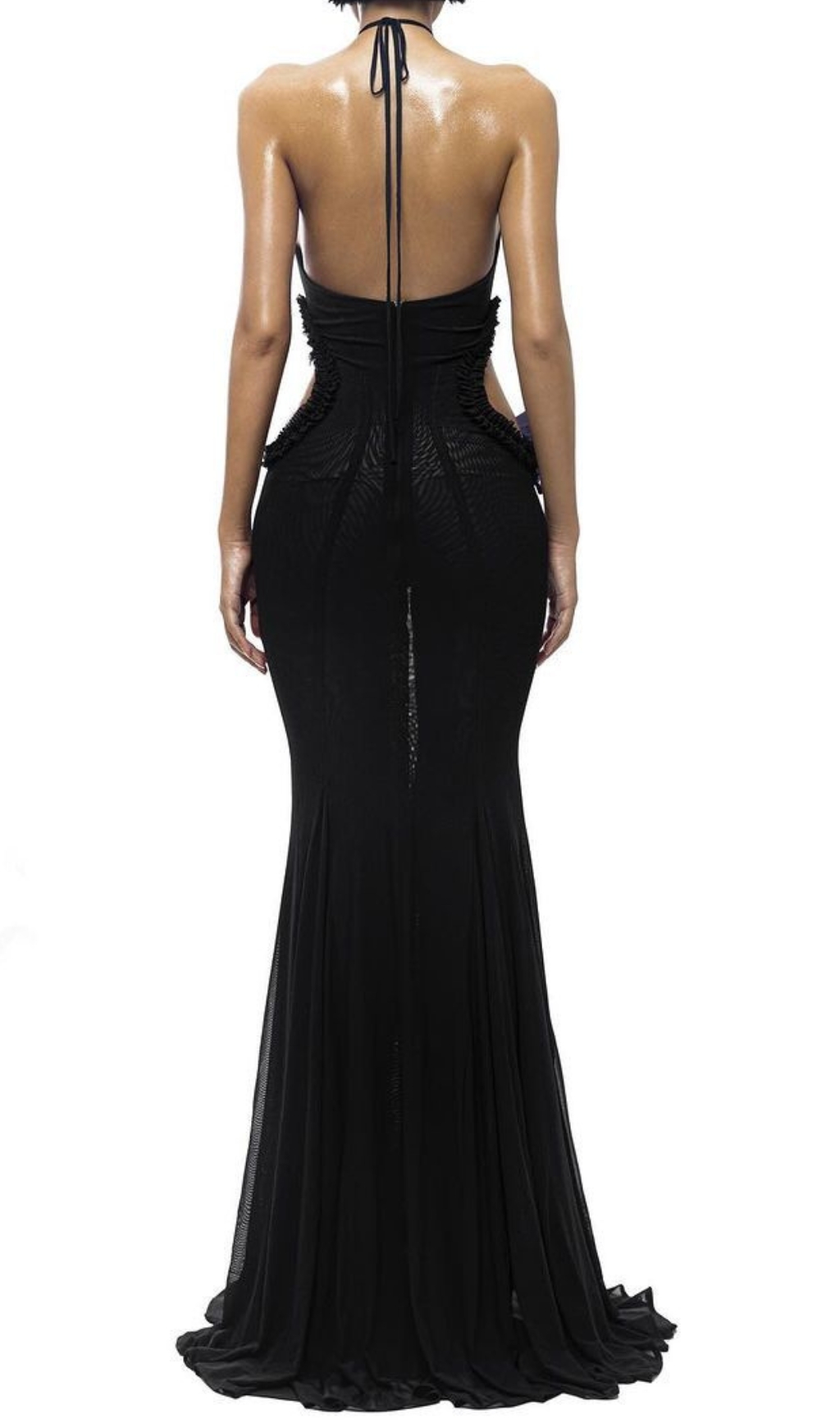 Fashionslee Women Carina Halter Butterfly Maxi Beach Dress