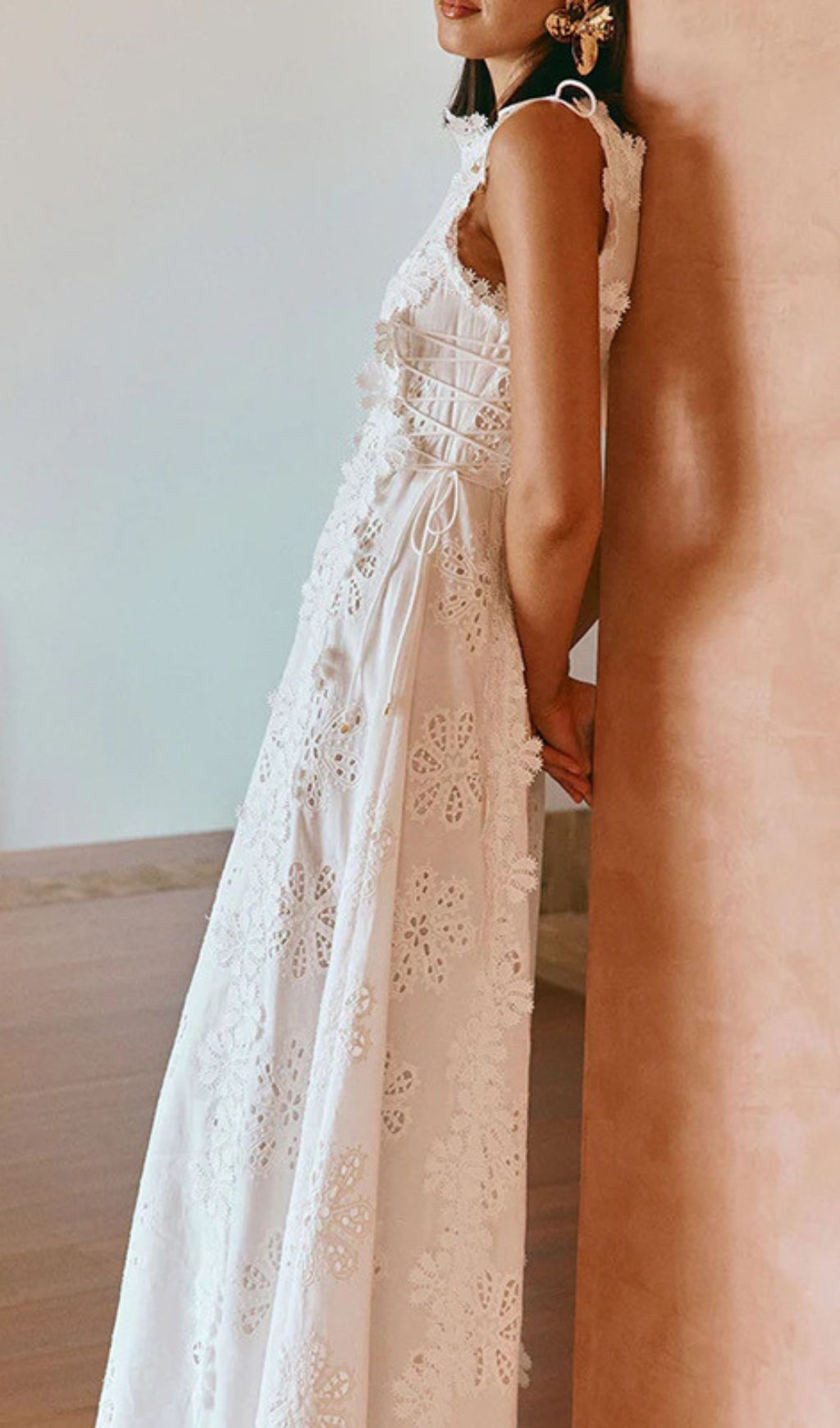 WHITE FLOWER EMBROIDERY MAXI DRESS – AESTHETIC - OWNCI WHITE FLOWER EMBROIDERY MAXI DRESS – AESTHETIC - OWNCI