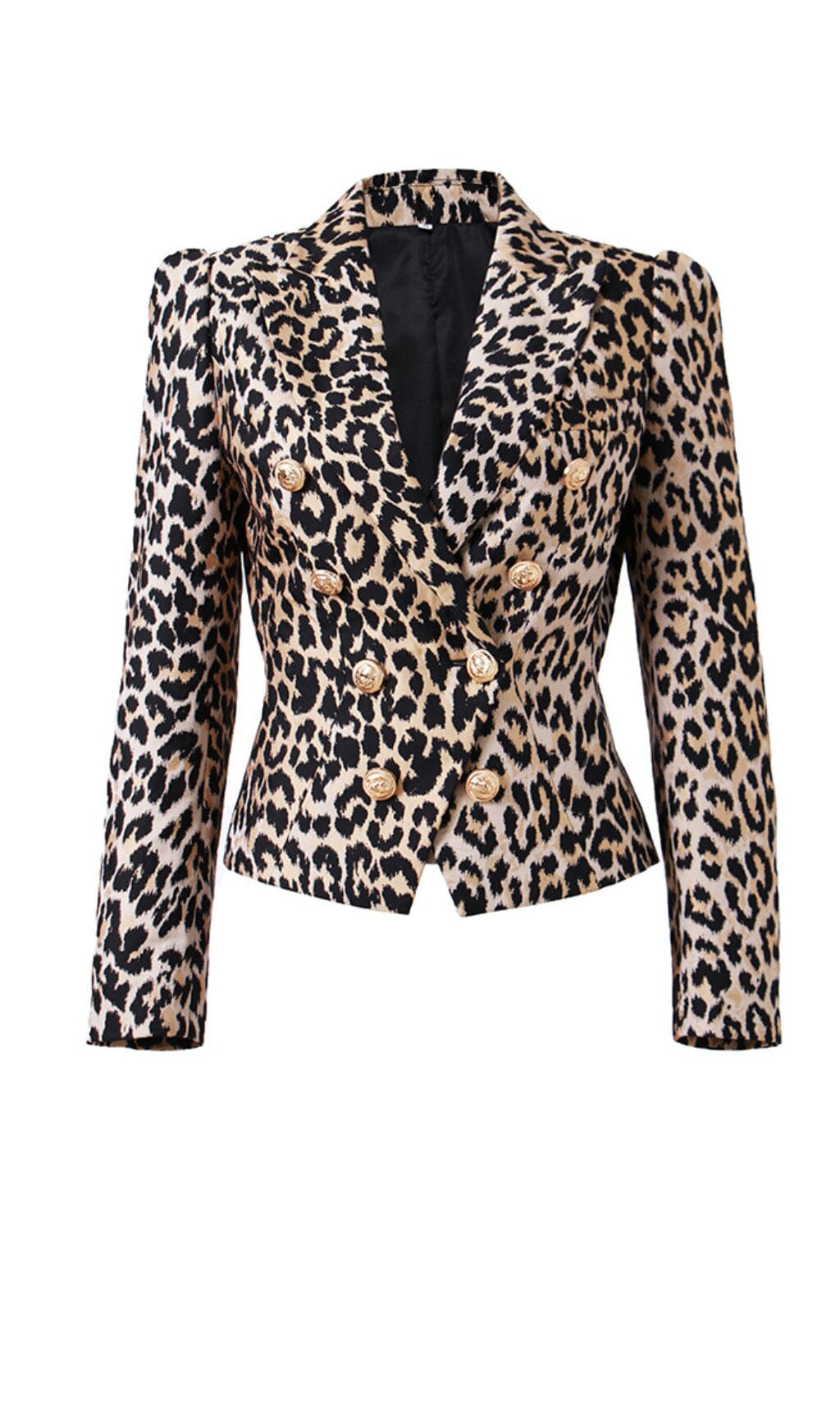 14576a443bbae226684f2ab674d99132.jpeg Fashionslee Women Leopard Breast Jacquard Jacket