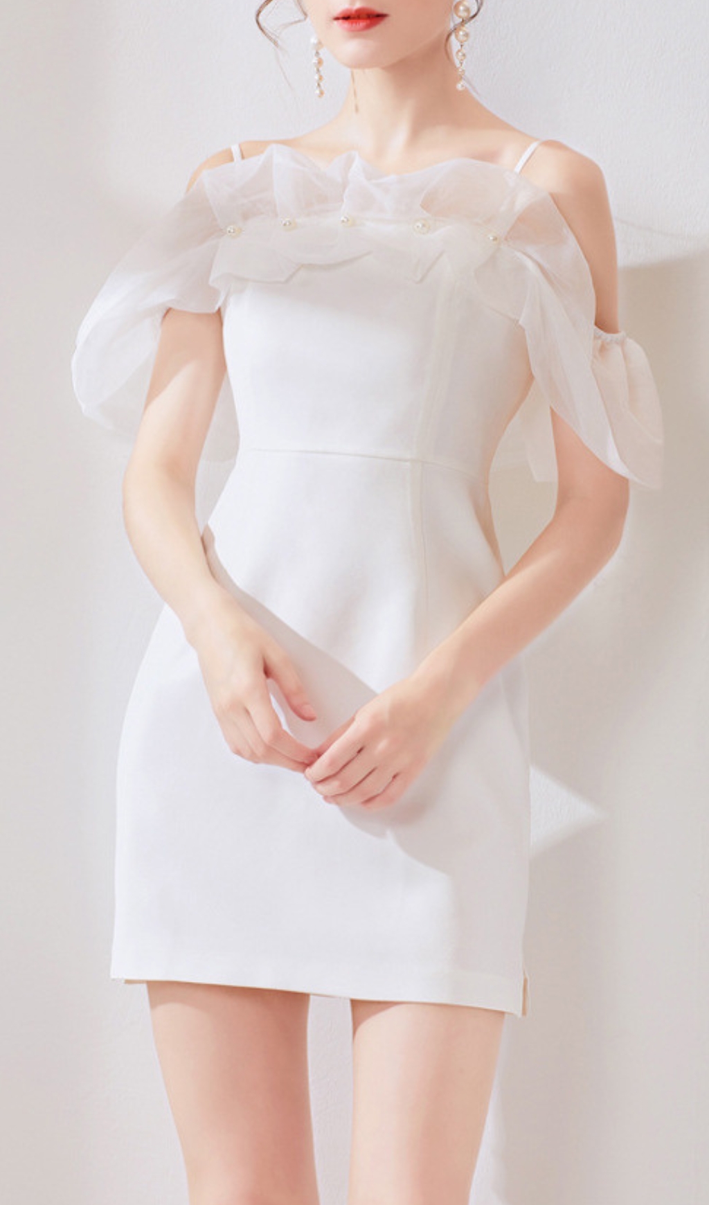 14656204cad4a90413840b1919137b5e.jpg Fashionslee Women Domitia White Off-Shoulder Mini Dress