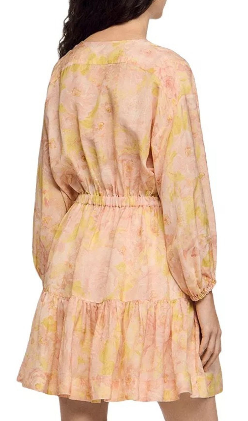 Fashionslee Women Flower Print Short Dress