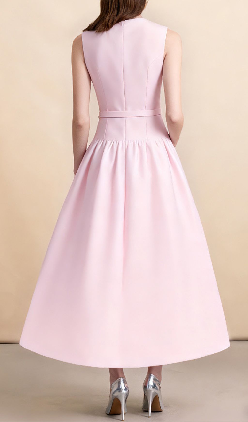 Fashionslee Women Jonatha Pink Midi Dress