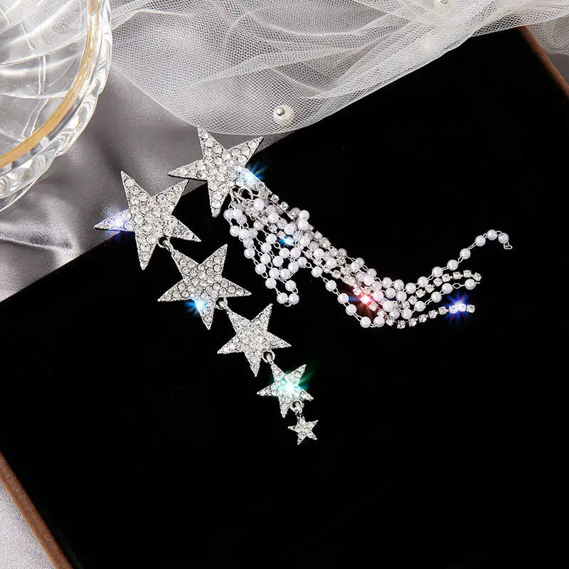 148b072babe82a2df681aba51bff4a87.jpeg Fashionslee Women Asymmetrical Star Earrings