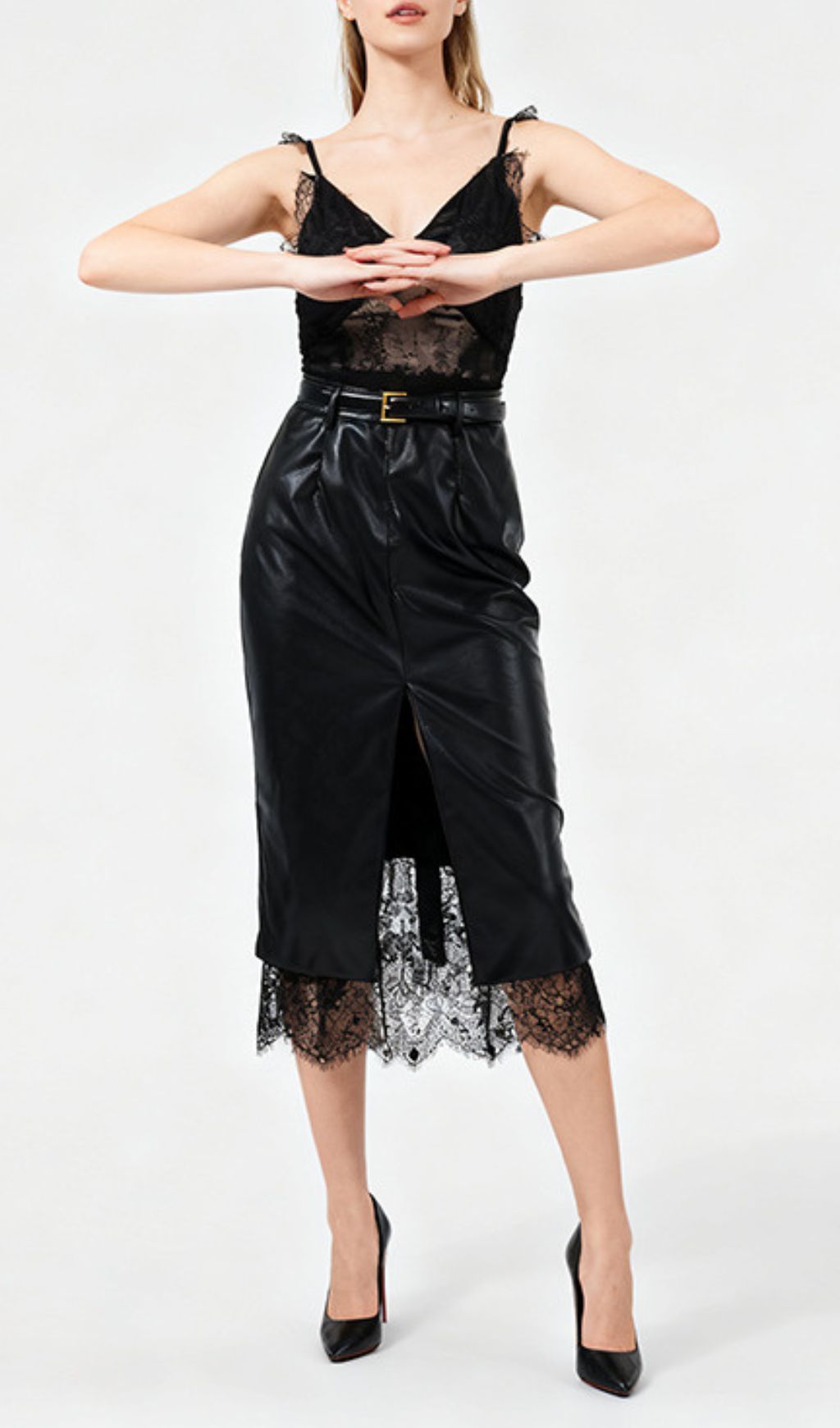 14b3f39f3fa6e83611483f76e75b1332.jpg Fashionslee Women Ilta Black Lace Midi Dress