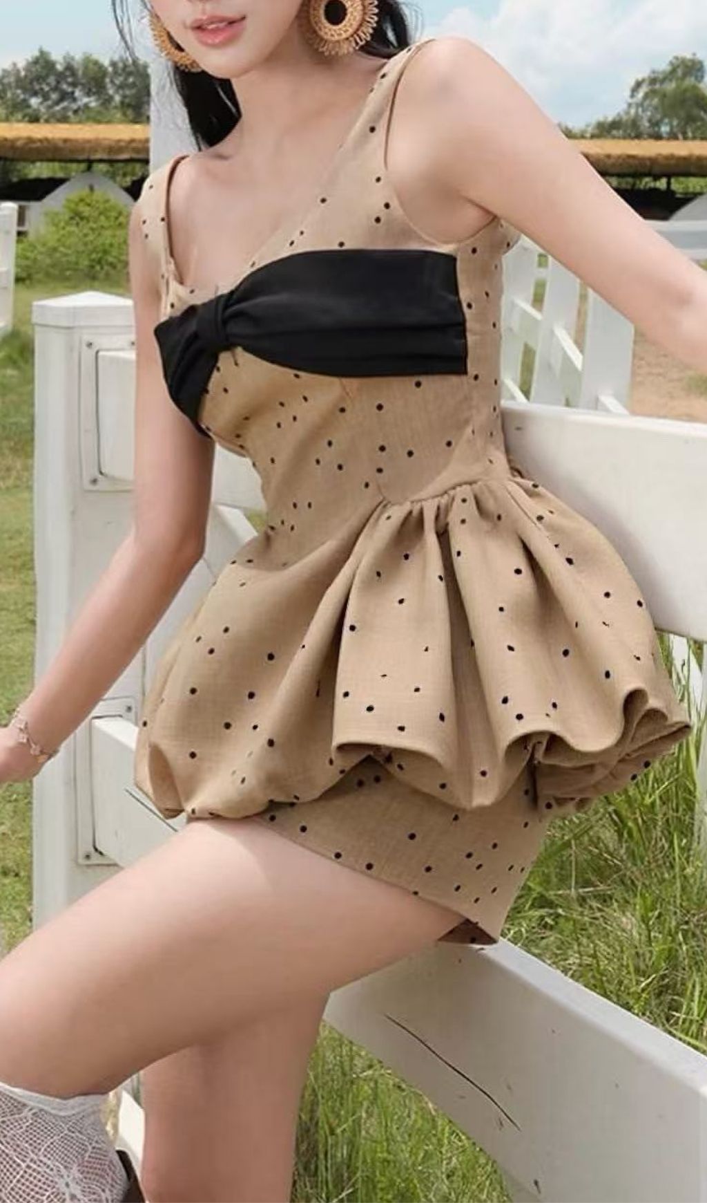 TRENDING KHAKI DOT TWO-PIECE SET - OWNCI TRENDING KHAKI DOT TWO-PIECE SET - OWNCI