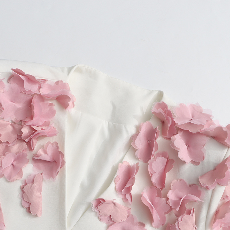 TRENDING WHITE EMBELLISHED BLAZER - OWNCI TRENDING WHITE EMBELLISHED BLAZER - OWNCI