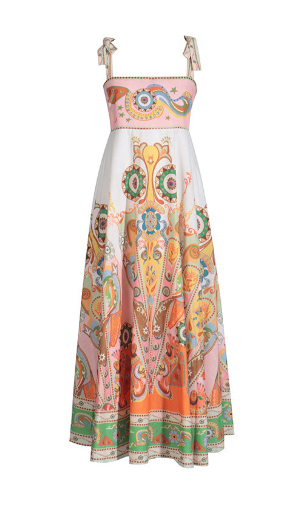 160de6cdd8c371dca50933593ab772d8.jpg Fashionslee Women Dasha Strappy Printed Maxi Dress