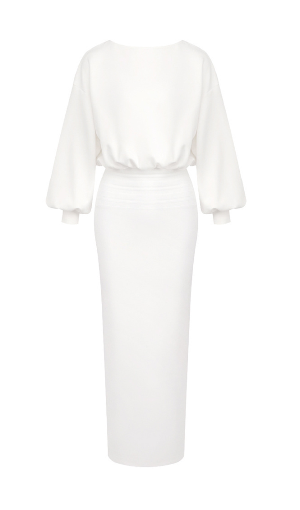 161fb69c832f78e621867166c7736ca7.png Fashionslee Women Honoria White Long Sleeve Maxi Dress