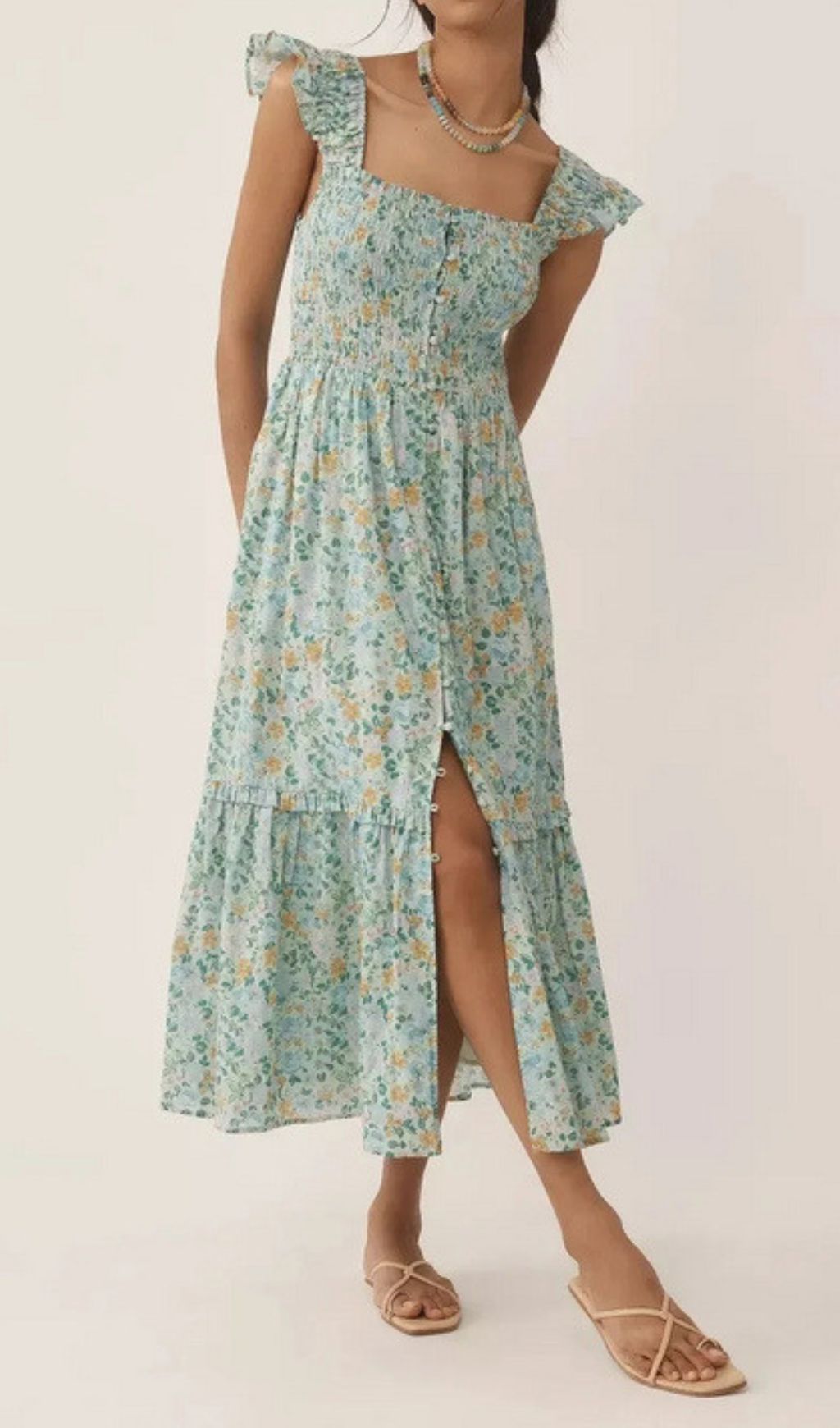 Fashionslee Women Fahari Floral Midi Dress