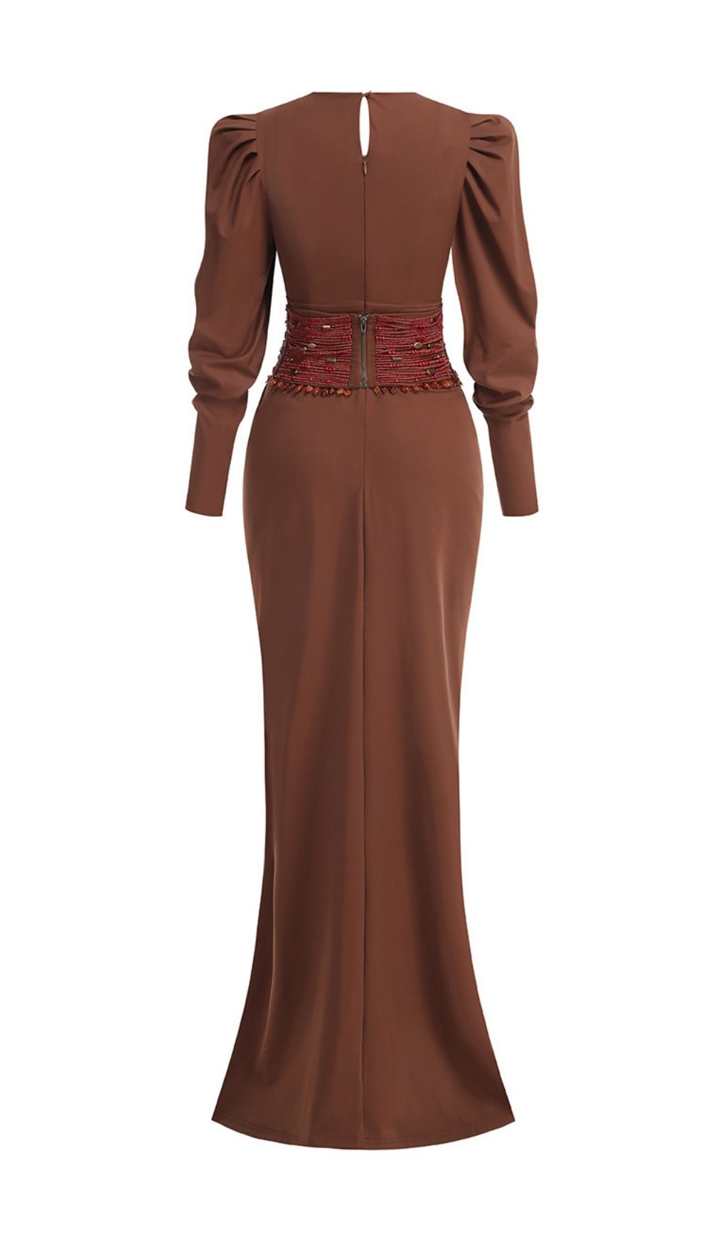 164d90f0d2bb00e20894e17a987bb497.jpg Fashionslee Women Ciqala V Neck Beaded Split Maxi Dress