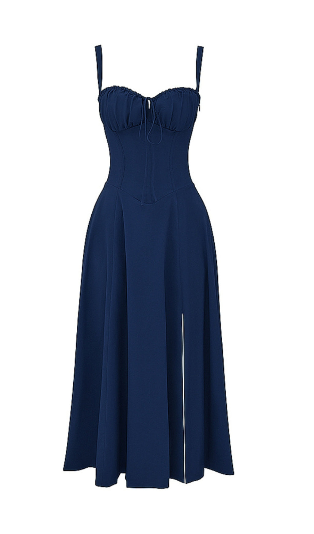 1712285922afda1fa4c5454fb98596ce.jpeg Fashionslee Women French Navy Bustier Sundress
