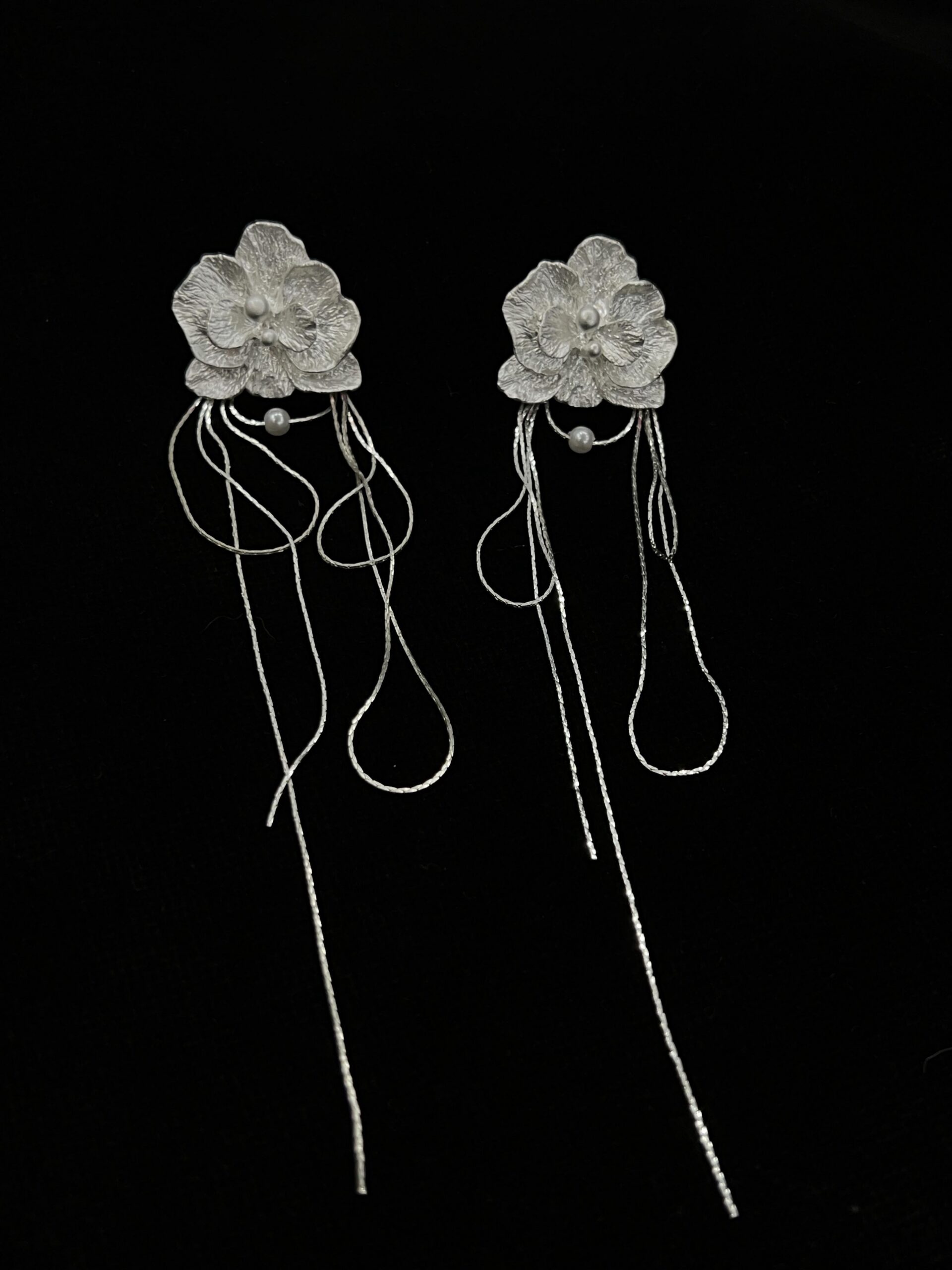 1730b6d3c4d504db25131889979c6aa0.jpeg Fashionslee Women White Butterfly Orchid Earrings