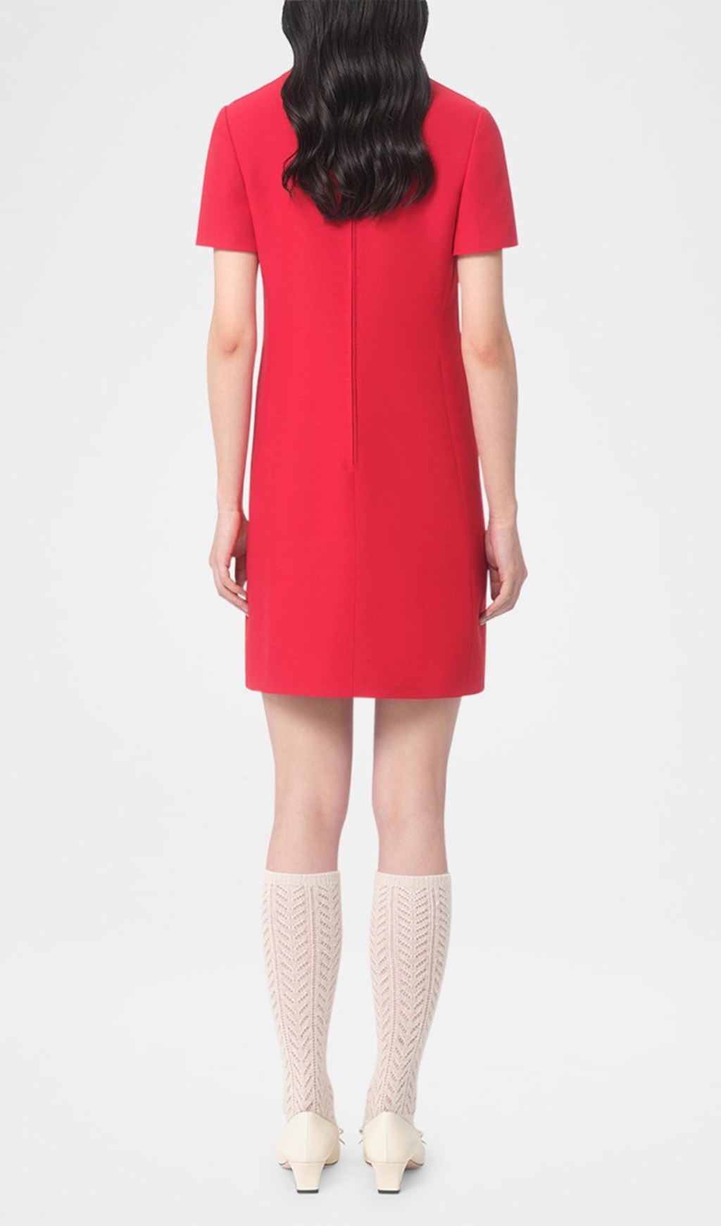 Fashionslee Women Crepe Couture Short Dress