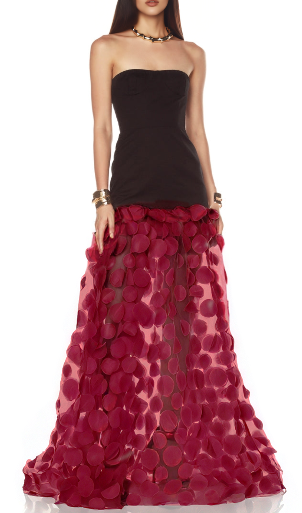 Fashionslee Women Gaenor Strapless Maxi Dress