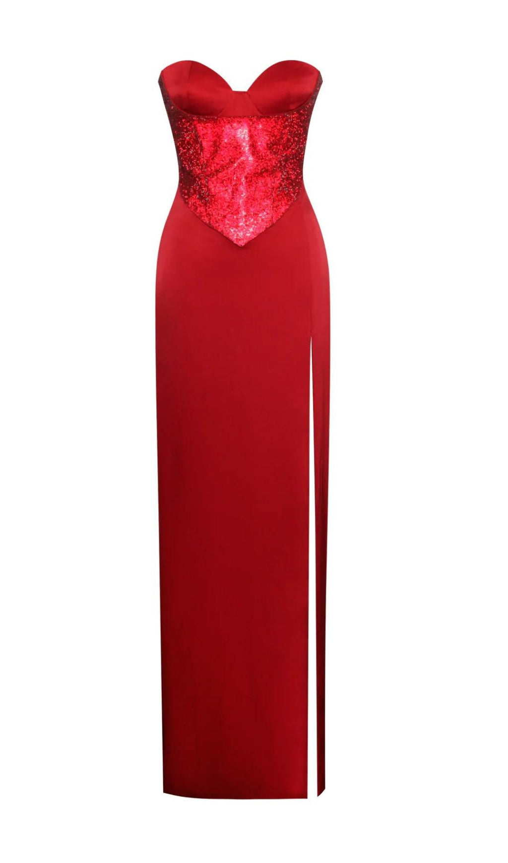 17b71e2ea6372b0b90d1c01cd6cd91cf.jpeg Fashionslee Women April Red Crystal Corset Gown