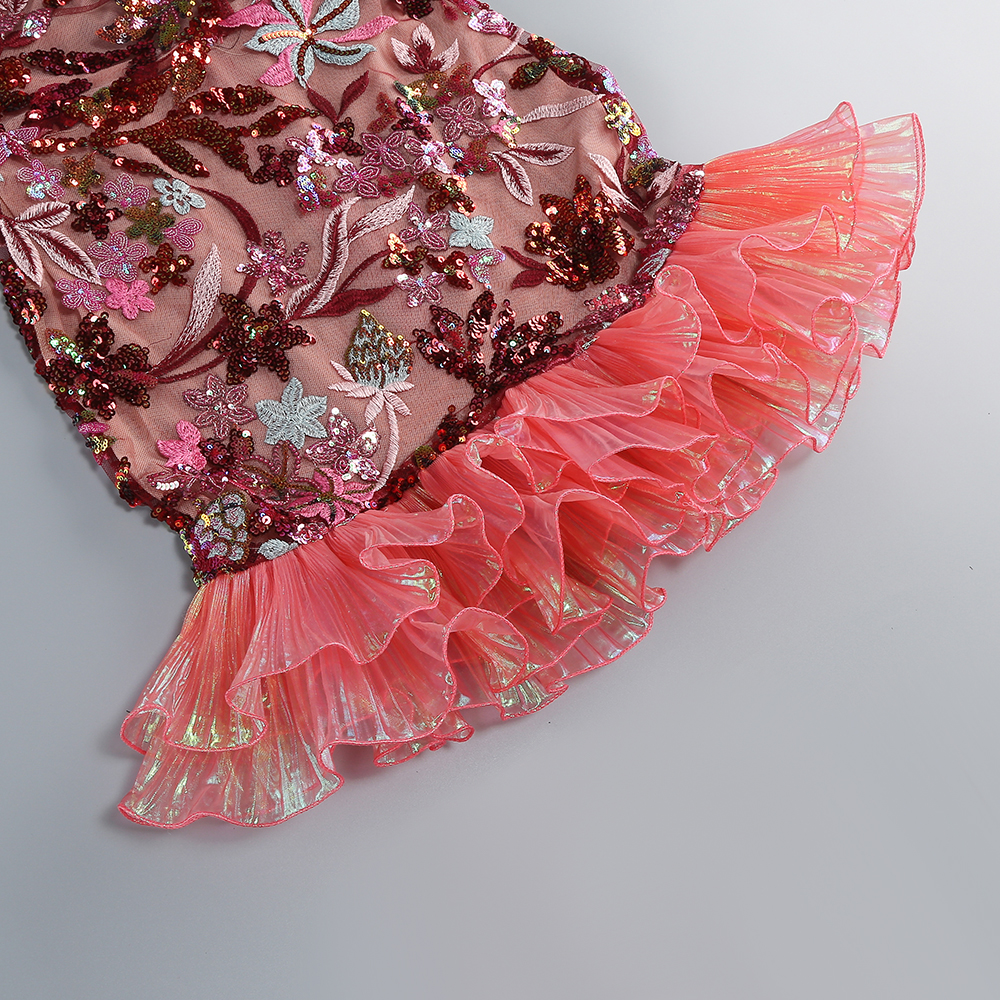 17c619954e659f9d817df4de8267584c.jpg Fashionslee Women Fatin Flower Sequin Embroidery Mini Dress