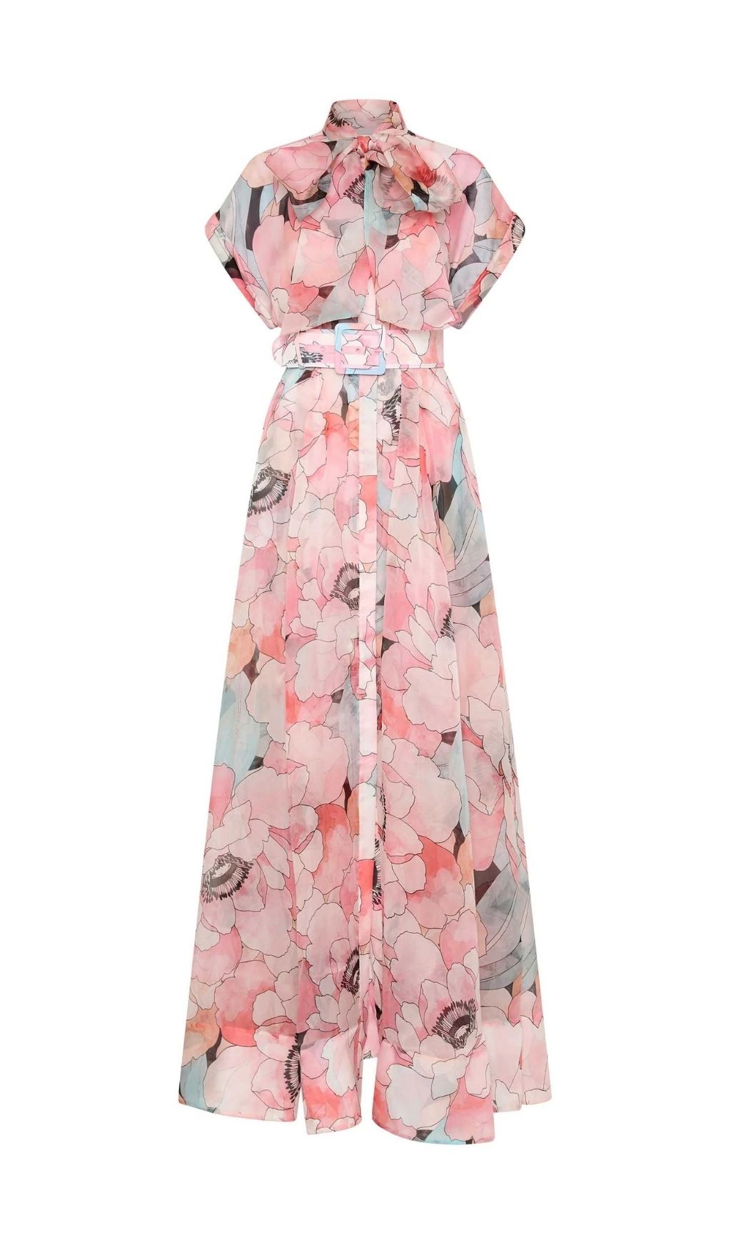 187ab4e28c9860458f87849537a556db.jpg Fashionslee Women Eudoxia Pink Printed Maxi Dress