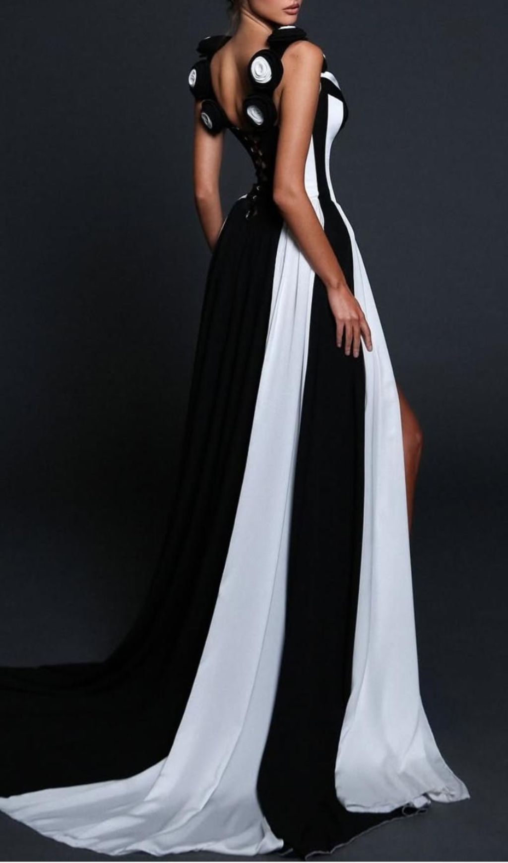 Fashionslee Women Hoku Flower Stripe Maxi Dress