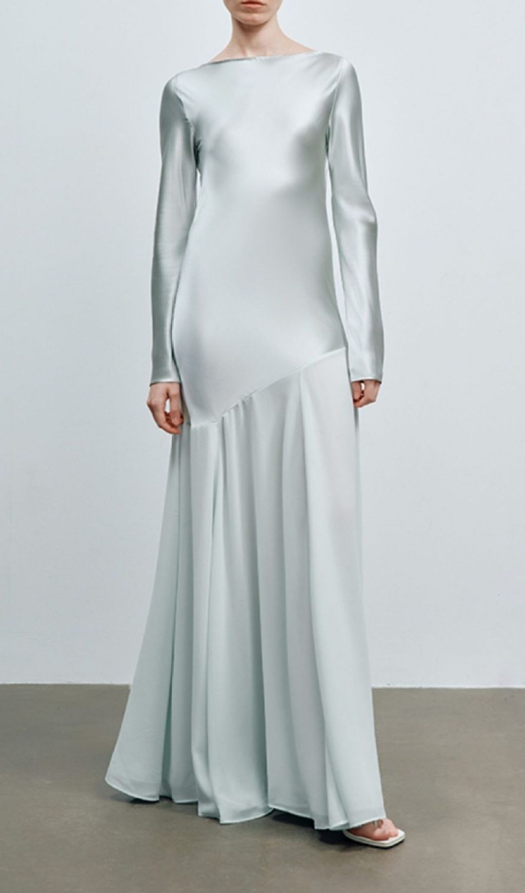 Fashionslee Women Khaza Long Sleeve Mesh Maxi Dress