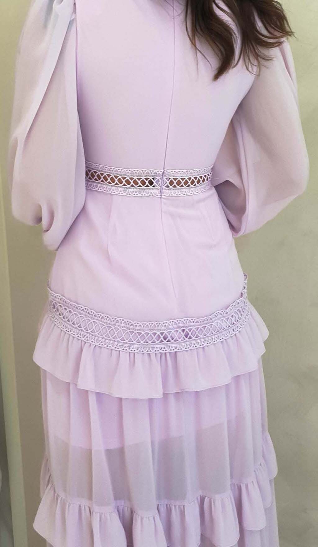 18fdd51a4ef5ba78ce070850b85f4017.jpeg Fashionslee Women Long Sleeve Ruffle Maxi Dress In Lilac