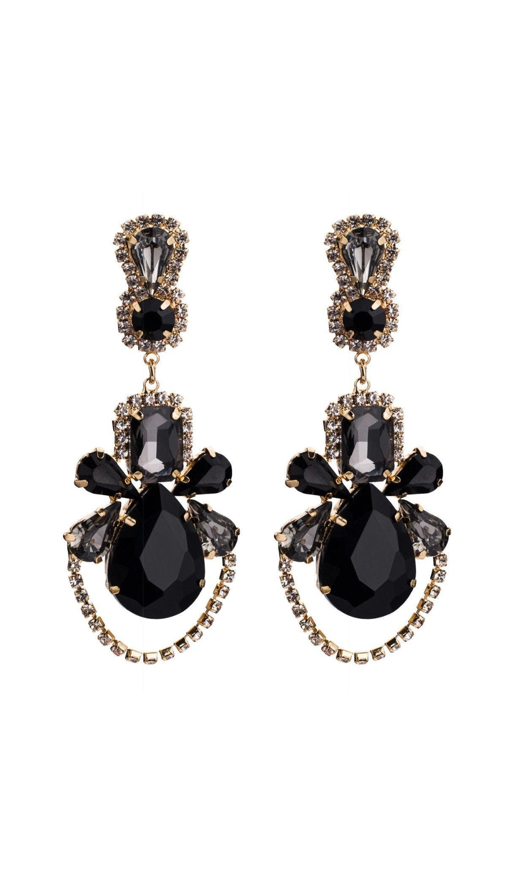Fashionslee Women Adona Gem Drop Earrings
