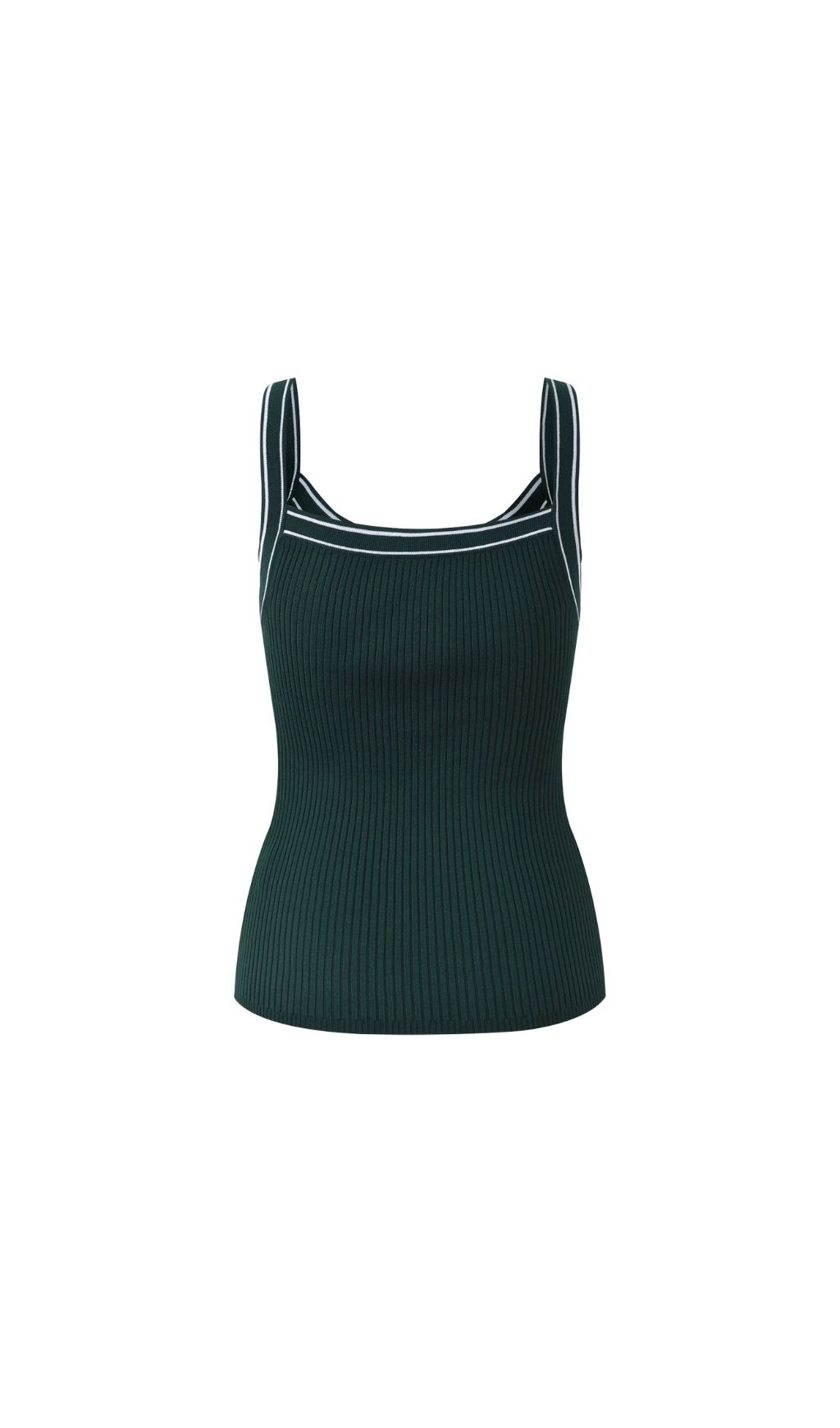 19521ac3e558c6f25c210a49c5b16311.jpg Fashionslee Women Two Tone Knit Tank