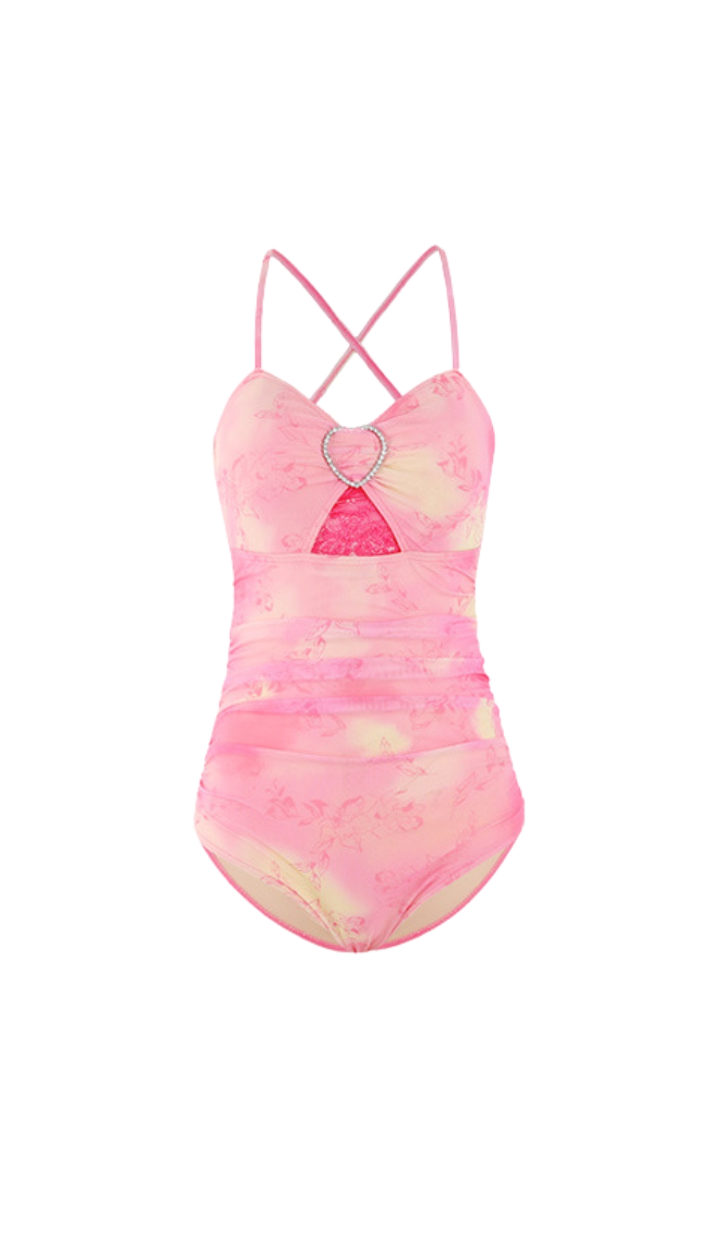 1954a297ca5cc898fbdb6f8d4129782b.jpg Fashionslee Women Duy Pink One-Piece Swimsuit